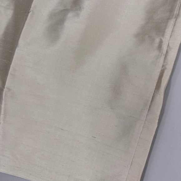 SilkLand NWT Silk Champagne 100% Washable Silk Textured Mini Skirt Sz 10 - Picture 4 of 9